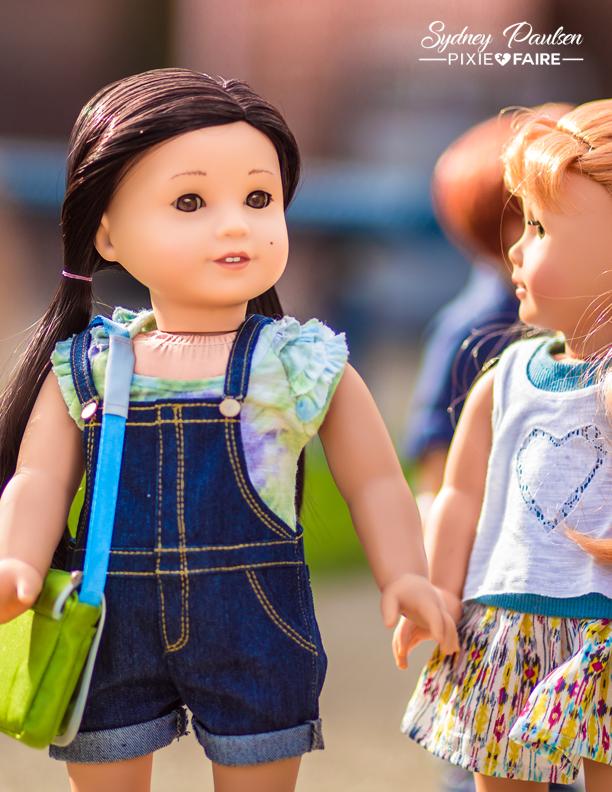 Liberty Jane 18 Inch Modern Cortina Top 18" Doll Clothes Pattern Pixie Faire