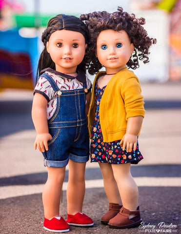 Forever 18 Inches 18 Inch Modern Classic Cardigan Bundle 18" Doll Clothes Pattern Pixie Faire