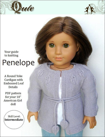 Qute Knitting Penelope Cardigan Knitting Pattern Pixie Faire