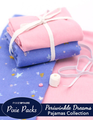 Pixie Faire Pixie Packs Pixie Packs Periwinkle Dreams Pajamas Collection Pixie Faire