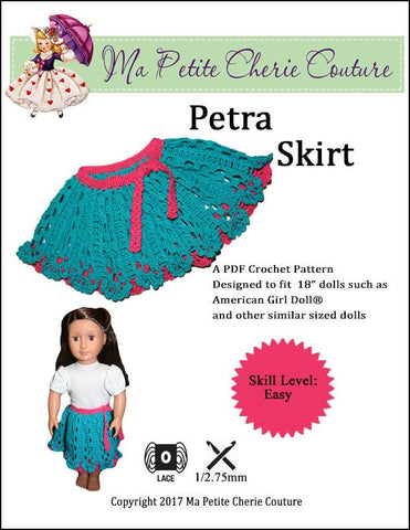 Mon Petite Cherie Couture Crochet Petra Skirt Crochet Pattern Pixie Faire