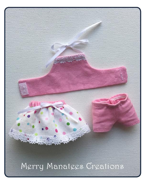 Merry Manatees Mini Bring On The Sunshine for 6" Mini Dolls Pixie Faire