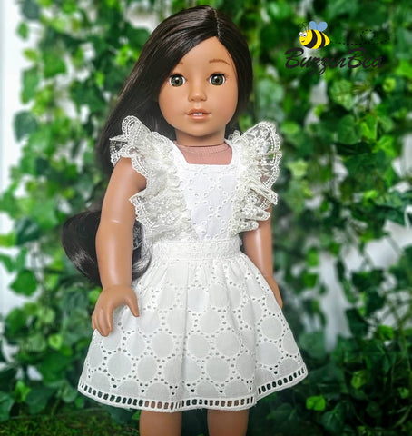 BuzzinBea 18 Inch Modern Aster Dress 18" Doll Clothes Pattern Pixie Faire