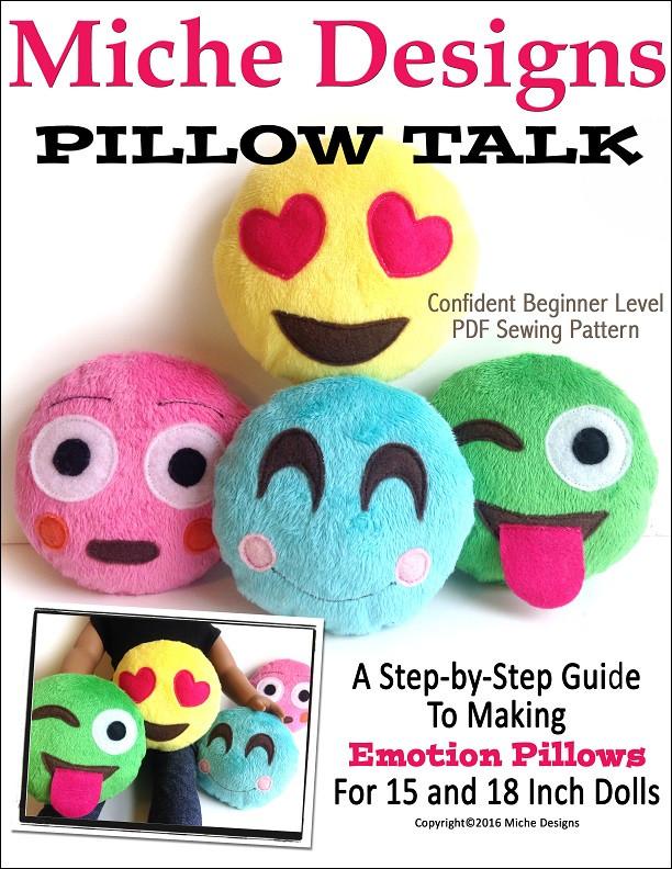 Miche Designs 18 Inch Modern Pillow Talk 18" Doll Accessories Pixie Faire