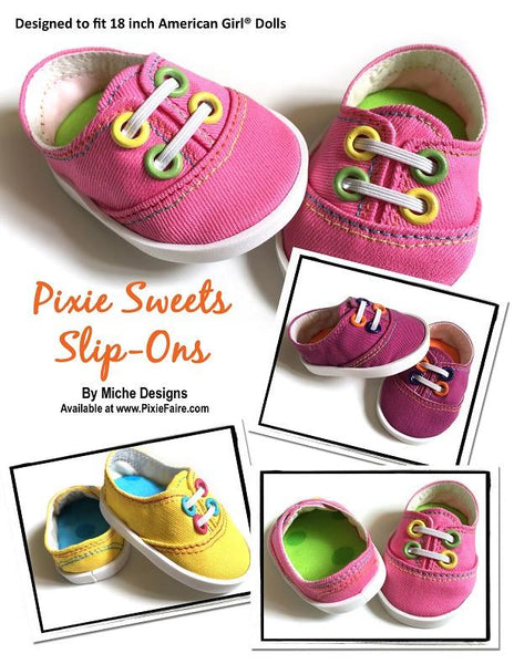 Miche Designs Pixie Sweets Slip-Ons Doll Clothes Pattern 18 inch ...