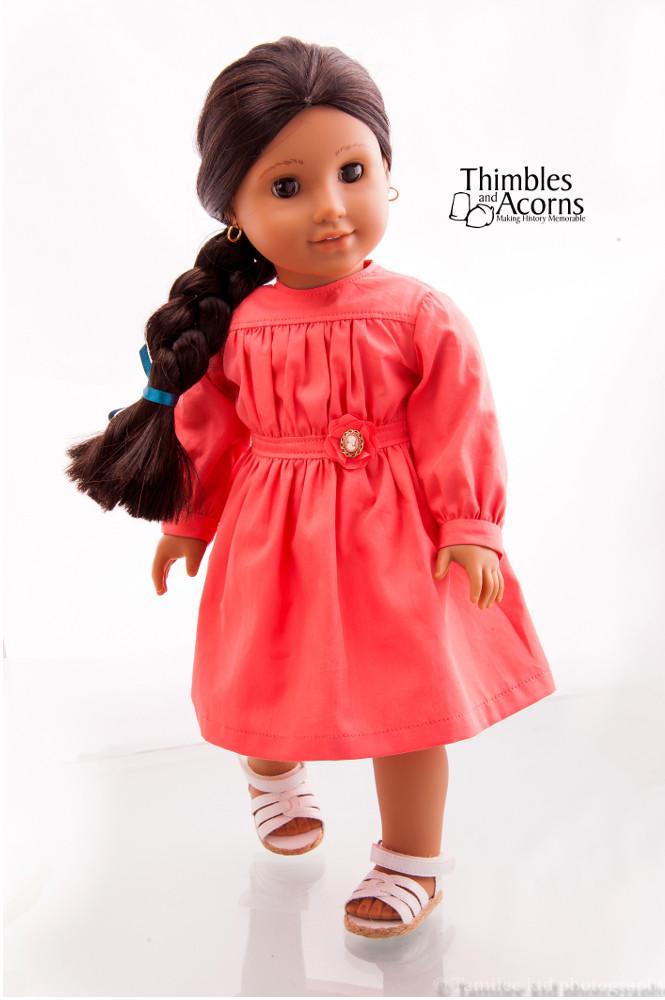 Thimbles and Acorns 18 Inch Historical Prairie Rose 18" Doll Clothes Pixie Faire