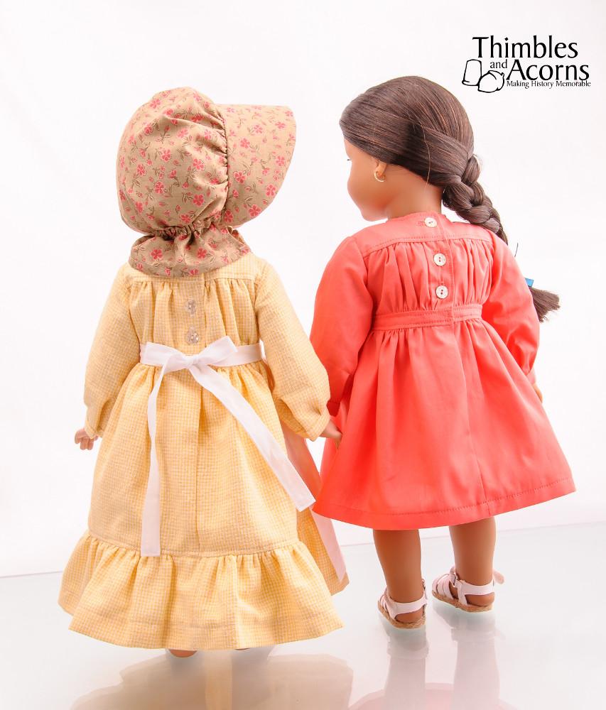 Thimbles and Acorns 18 Inch Historical Prairie Rose 18" Doll Clothes Pixie Faire