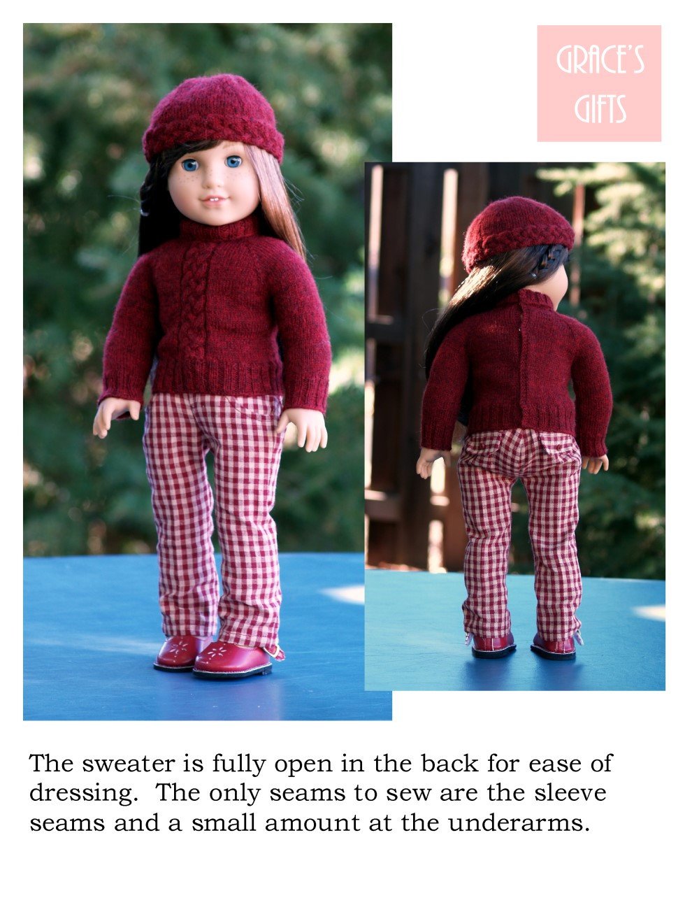 Grace's Gifts Knitting Pretty Plaits Knitting Pattern Pixie Faire