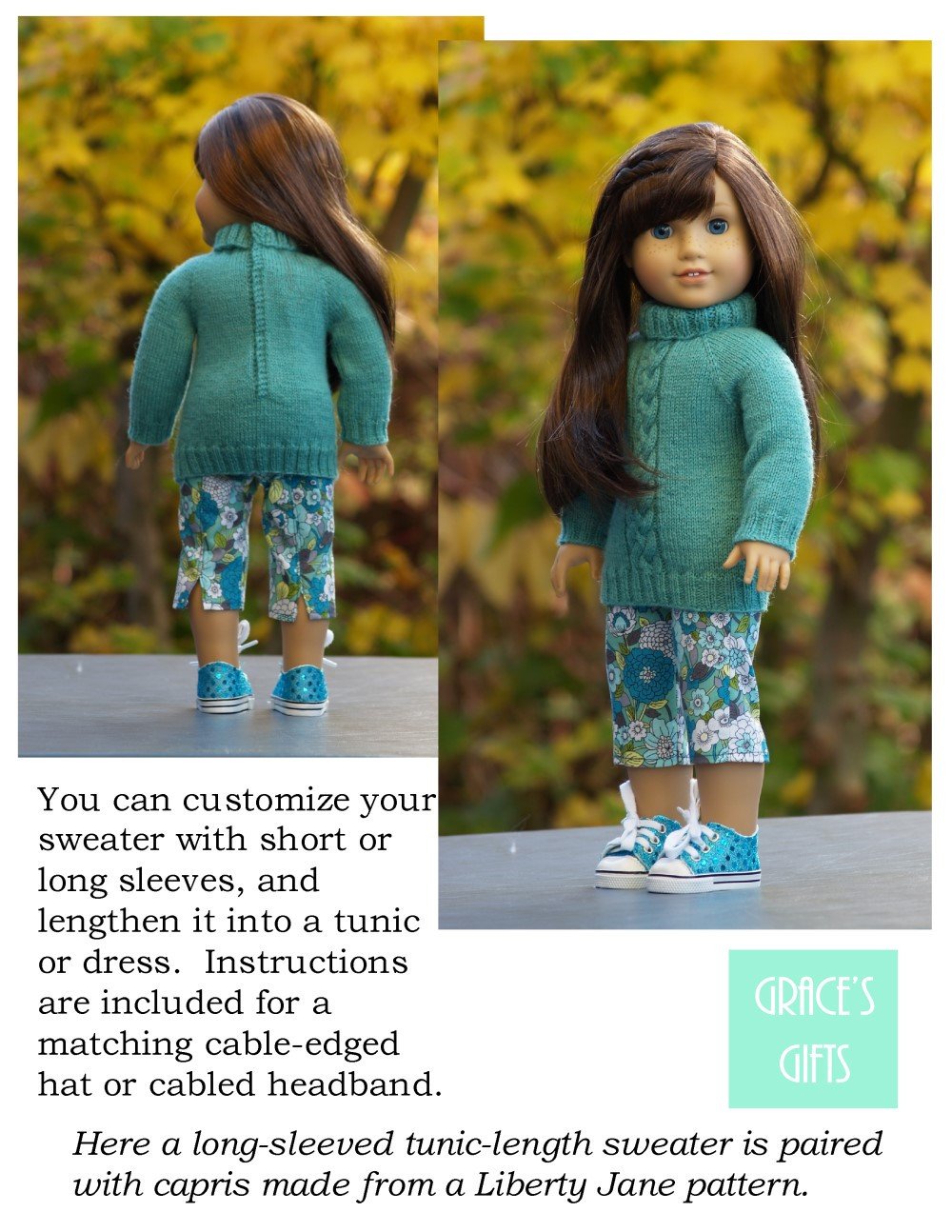 Grace's Gifts Knitting Pretty Plaits Knitting Pattern Pixie Faire