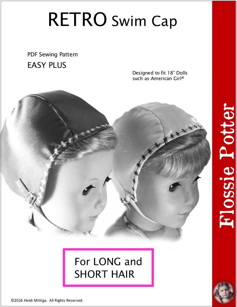 Flossie Potter 18 Inch Historical Retro Swim Cap 18" Doll Clothes Pixie Faire