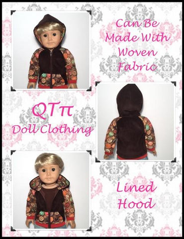 QTπ Doll Clothing 18 Inch Modern Rough 'n' Tumble Hoodie 18" Doll Clothes Pixie Faire