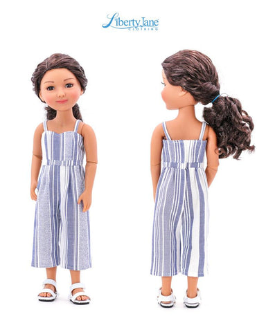 Liberty Jane Ruby Red Fashion Friends Culotte Jumpsuit Pattern for 15" Ruby Red Fashion Friends Dolls Pixie Faire