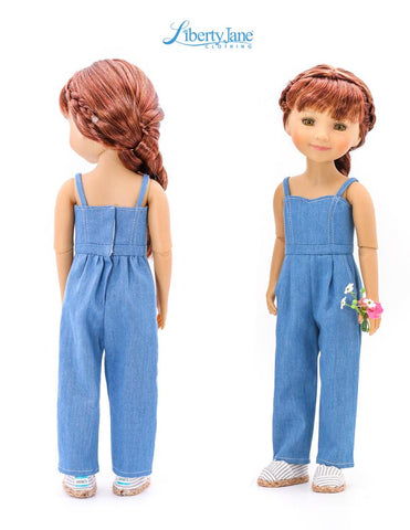 Liberty Jane Ruby Red Fashion Friends Culotte Jumpsuit Pattern for 15" Ruby Red Fashion Friends Dolls Pixie Faire