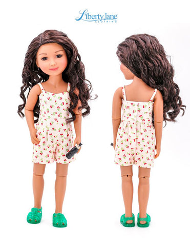 Liberty Jane Ruby Red Fashion Friends Culotte Jumpsuit Pattern for 15" Ruby Red Fashion Friends Dolls Pixie Faire