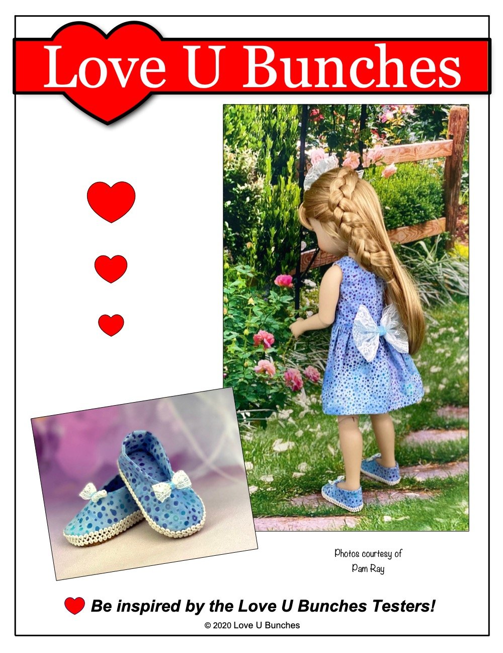 Love U Bunches Ruby Red Fashion Friends Plain Jane Shoes for Ruby Red Fashion Friends Dolls Pixie Faire