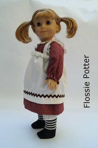 Flossie Potter 18 Inch Modern Raggedy Girl Doll Costume 18" Doll Clothes Pixie Faire