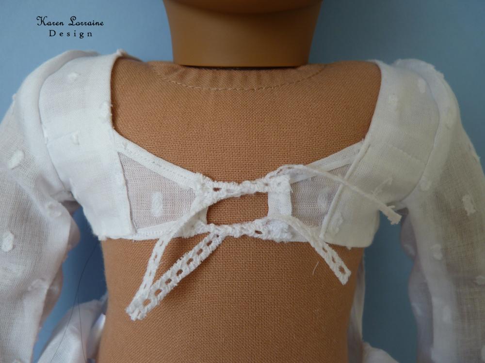 Karen Lorraine Design 18 Inch Historical Regency Style 18" Doll Clothes Pattern Pixie Faire
