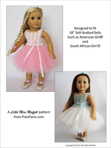 Little Miss Muffett Crochet Romantic Fusion Crochet Pattern Pixie Faire