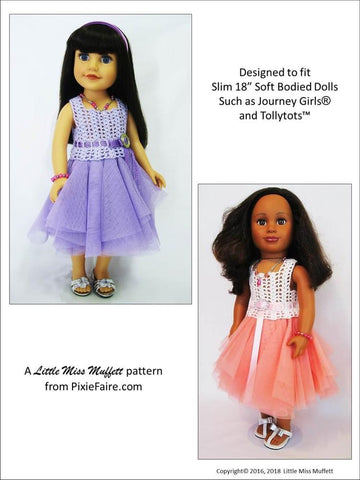 Little Miss Muffett Journey Girl Romantic Fusion Crochet Pattern For Journey Girls Dolls Pixie Faire