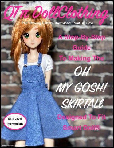 QTπ Doll Clothing BJD Oh My Gosh Skirtall Doll Clothes Pattern for Smart Doll® Pixie Faire