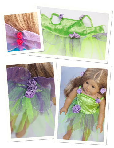 Stacy and Stella 18 Inch Modern Fairy Dress 18" Doll Clothes Pattern Pixie Faire