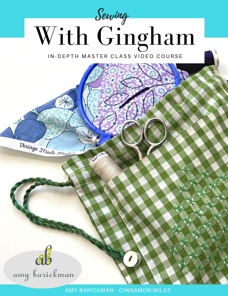 SWC Classes Sewing With Gingham Master Class Video Course Pixie Faire