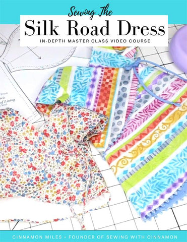 SWC Classes Sewing The Silk Road Dress Sew Along Course Pixie Faire