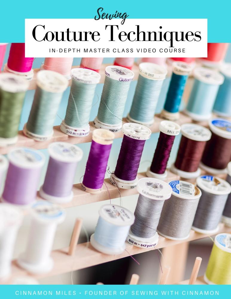 SWC Classes Sewing Couture Techniques Master Class Video Course Pixie Faire