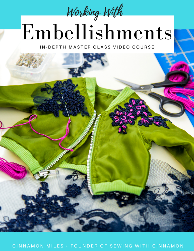 Liberty Jane Classes Working With Embellishments - Master Class Video Course Pixie Faire