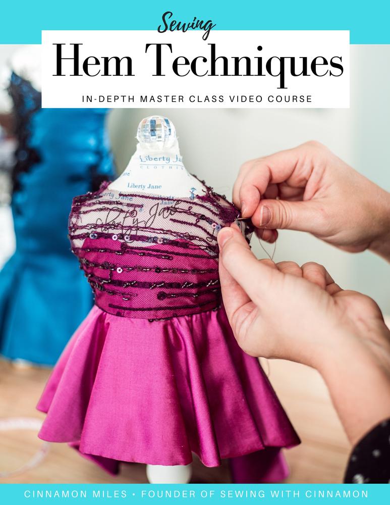 SWC Classes Hemming Techniques Master Class Video Course Pixie Faire