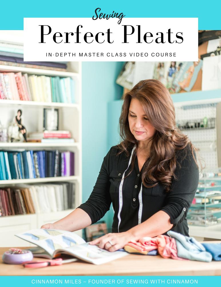 SWC Classes Sewing Perfect Pleats Master Class Video Course Pixie Faire