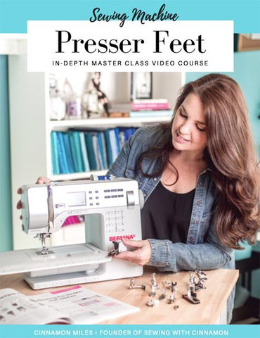 SWC Classes Sewing Machine Presser Feet Master Class Video Course Pixie Faire