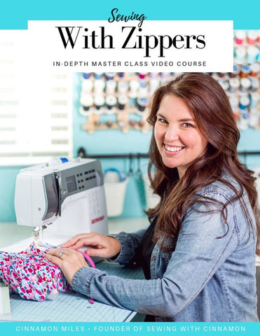 SWC Classes Sewing With Zippers - Master Class Video Course Pixie Faire
