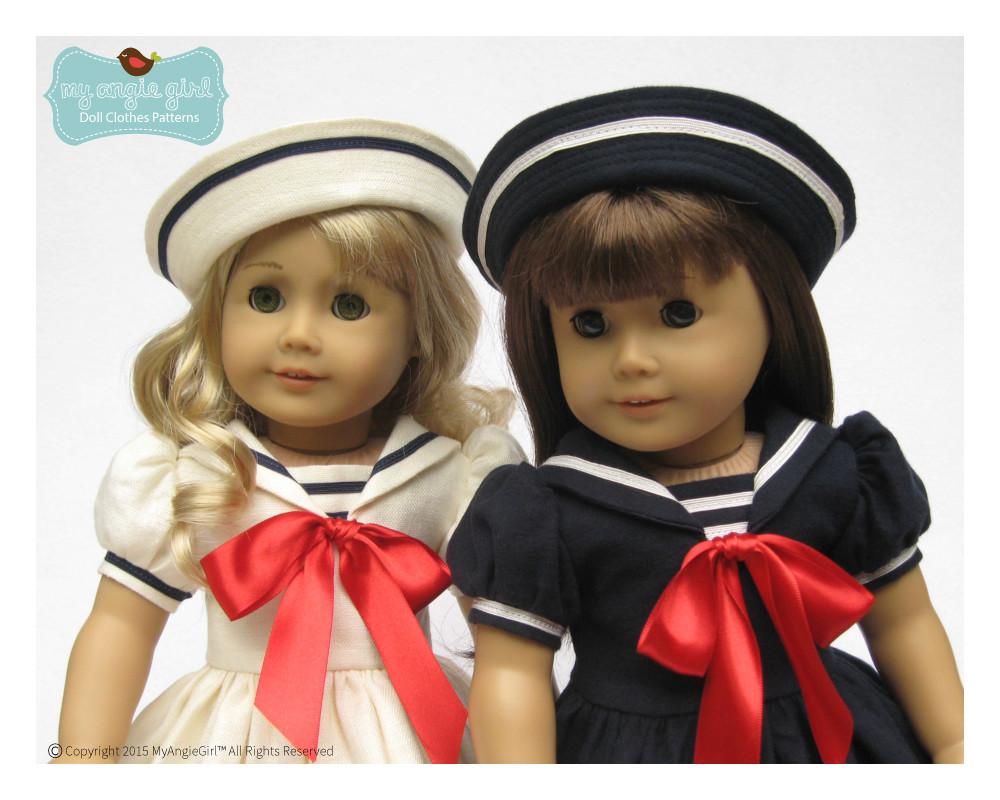 My Angie Girl 18 Inch Modern Sailorette 18" Doll Clothes Pixie Faire