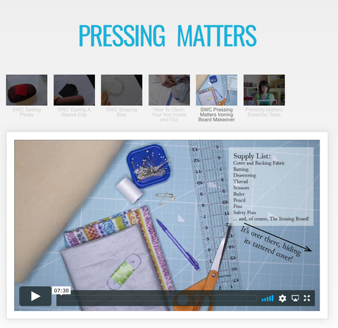 SWC Classes Pressing Matters Master Class Video Course Pixie Faire