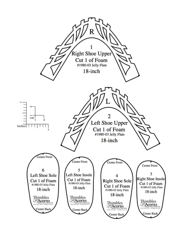 SWC Classes Jelly Flats SVG File - Sewing With Cinnamon Pixie Faire