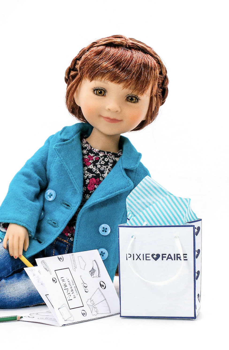 SWC Classes Fashion In Miniature Coloring Book Printable Pixie Faire