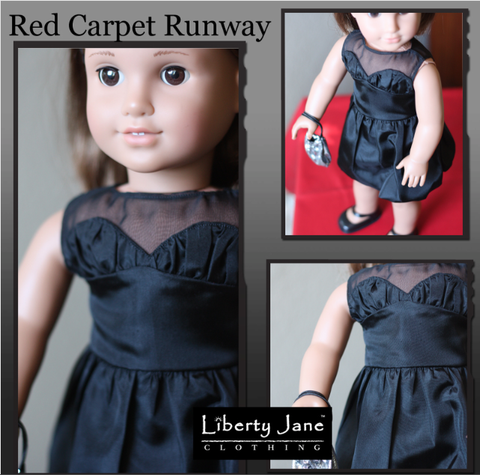 Liberty Jane 18 Inch Modern Blossom Dress 18" Doll Clothes Pattern Pixie Faire