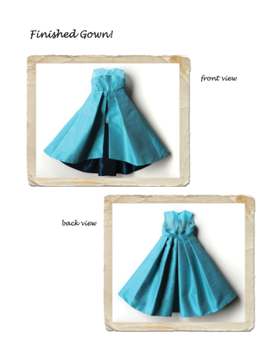 Liberty Jane 18 Inch Modern Opening Night Dress 18" Doll Clothes Pattern Pixie Faire