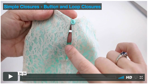 SWC Classes Sewing Simple Closures - Master Class Video Course Pixie Faire