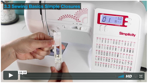 Sewing Simple Closures - Master Class Video Course