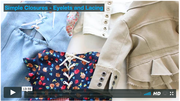 Sewing Simple Closures - Master Class Video Course
