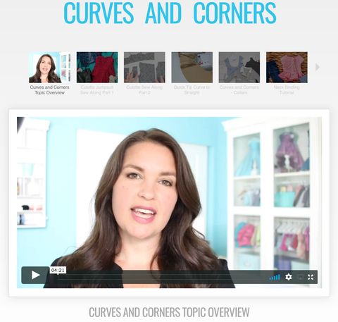 SWC Classes Sewing Curves and Corners Master Class Video Course Pixie Faire