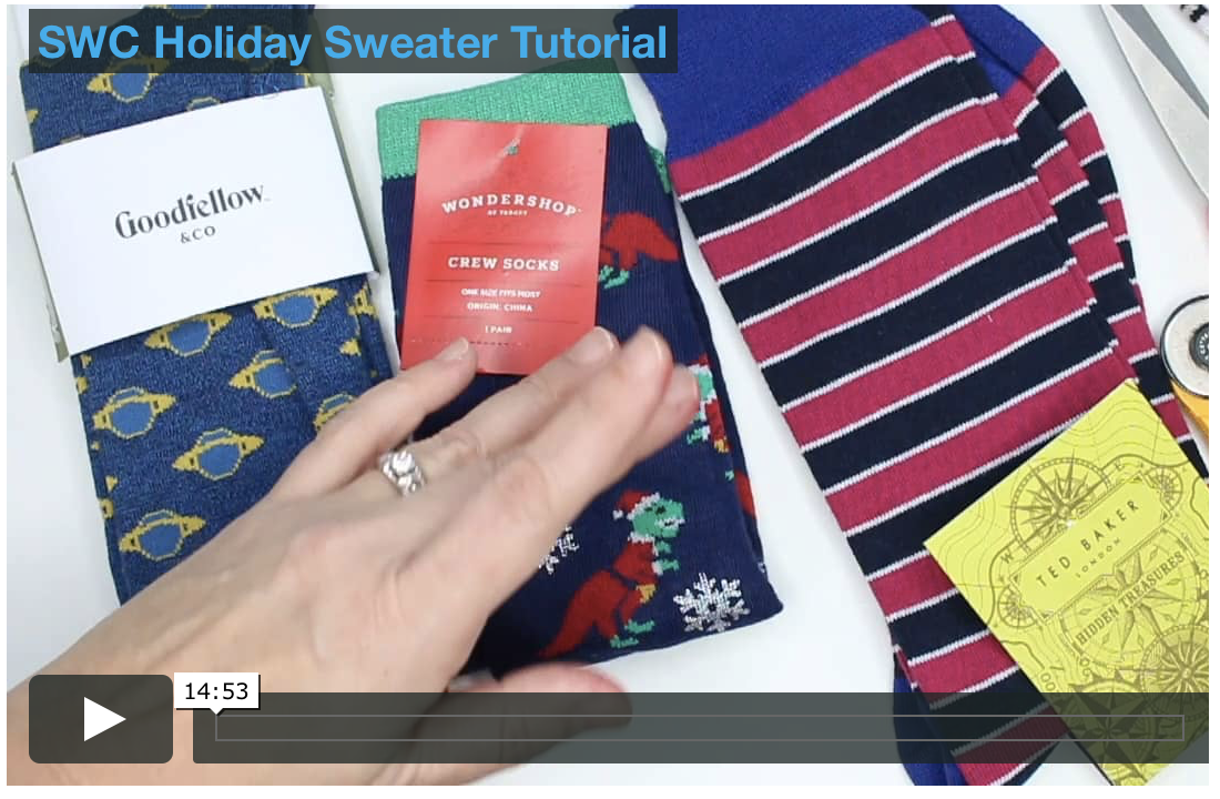 SWC Classes Sewing With Upcycled Socks Master Class Video Course Pixie Faire