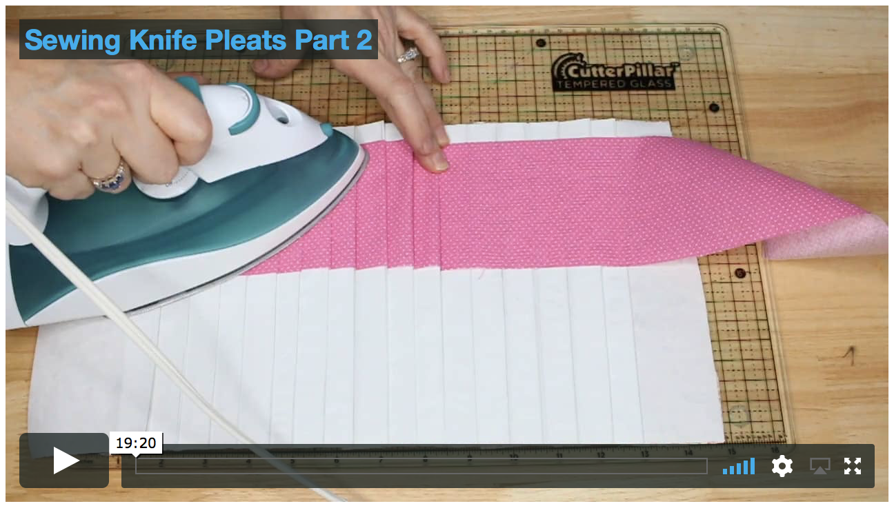 SWC Classes Sewing Perfect Pleats Master Class Video Course Pixie Faire