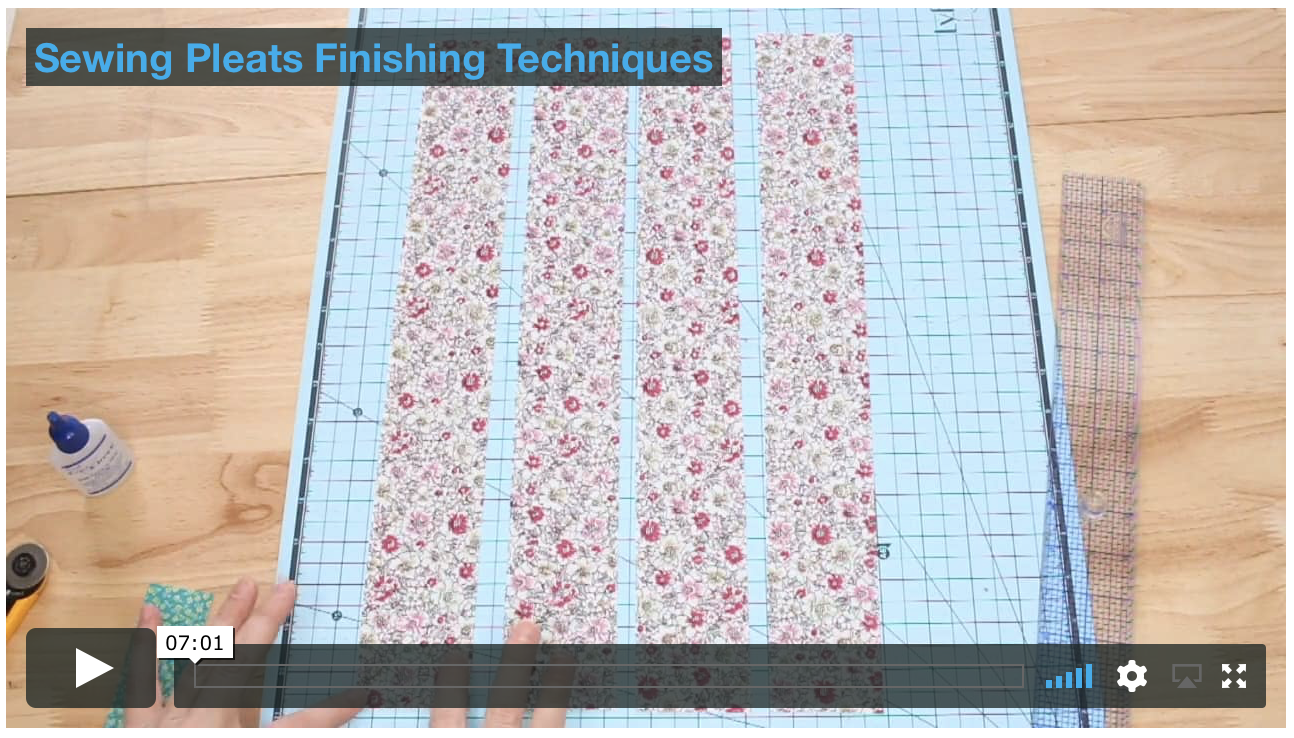 SWC Classes Sewing Perfect Pleats Master Class Video Course Pixie Faire