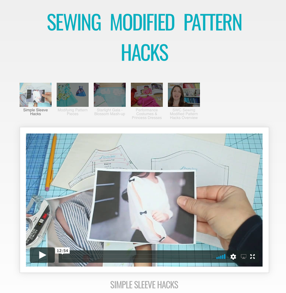 Sewing Modified Pattern Hacks Master Class Video Course