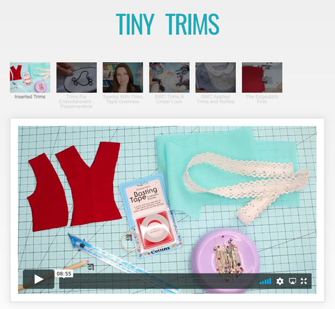 SWC Classes Sewing With Tiny Trims Master Class Video Course Pixie Faire