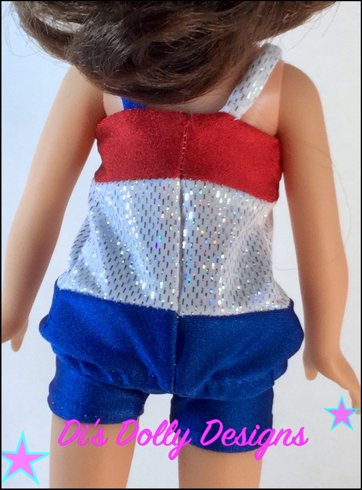 Di's Dolly Designs WellieWishers Seashore Swimsuit 14-14.5" Doll Clothes Pattern Pixie Faire