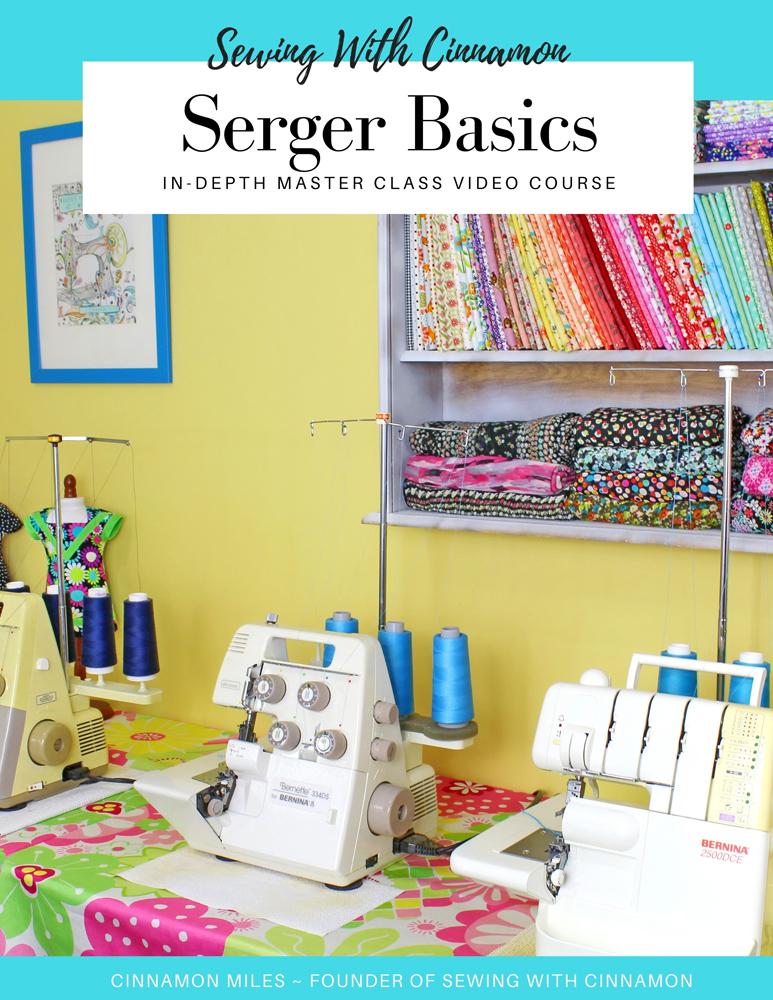 SWC Classes Serger Basics Master Class Video Course Pixie Faire